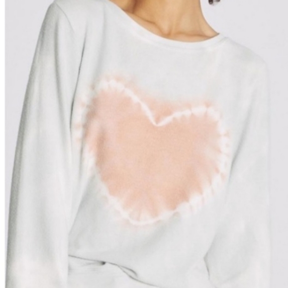 Wildfox Tops - Wildfox Heartfelt Dye Sweatshirt